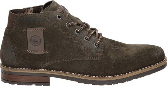 Rieker Heren Nette Schoenen - Bruin - Maat 43 - Nubuck - Herfst/Winter 2022