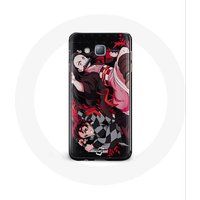 Maniacase Case voor Samsung Galaxy J7 2016 Demon Slayer Tanjiro Nezuko Attack Combat