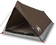vidaXL Tent 2-persoons waterdicht bruin