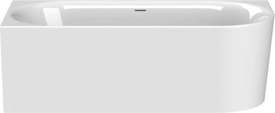 Plieger Kansas Hoekbad - 180x80cm - Hoek links - Wit