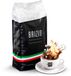 Brizio Espresso Koffiebonen 1kg – Pure Italiaanse Perfectie – Donker Gebrand – 100% Arabica – Napolitaanse Branding – Chocolade, Hazelnoot & Karamel – Pour Machine à Espresso & Cafetière Italienne