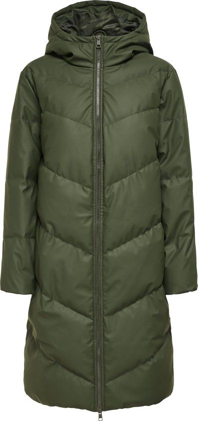 JACQUELINE DE YONG JDYULRIKKA Water Repellent Puffer Coat Women - Size M - Green