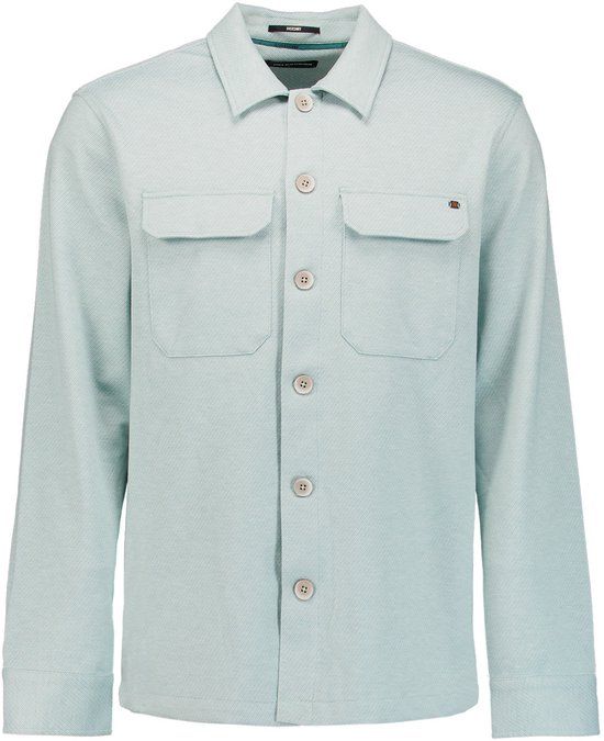 No Excess Melange Twill Overshirt