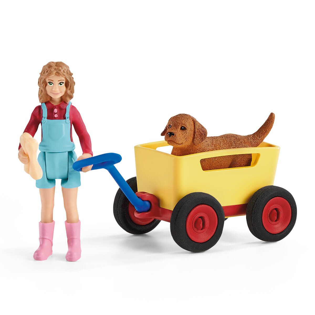 Schleich Farm Life Puppy Wagon Ride - 43267175