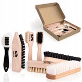 SULPO Bol 7-delige schoenonderhoudsset: Zwart, Suède, Nubuck & Leer
