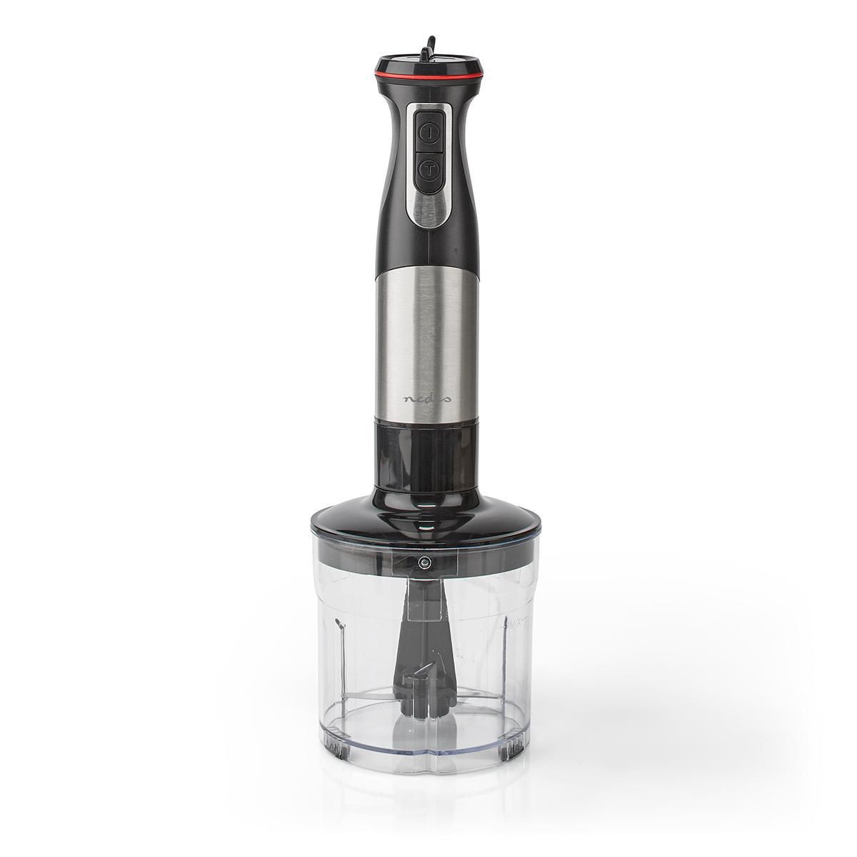 Nedis KAHB400CAL Staafmixer - 800W - Zwart/Aluminium