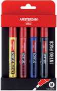 Amsterdam acrylmarker 4 stuks 4mm - basic