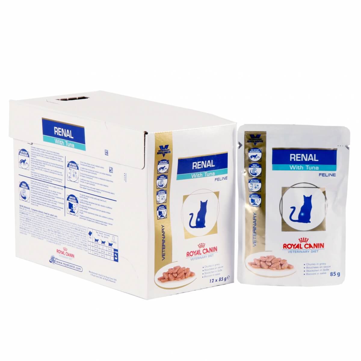 Royal Canin Renal - Tonijn - Kattenvoer - 12 x 85 g