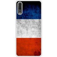 P20 Franse vlag bedrukt siliconen hoesje