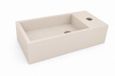 Wiesbaden Lotte lavabo droite 40 x 22 x 10 cm solid surface beige