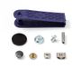 Prym Broekhaken 4 stuks 13 mm - zwart, blauw, zilver