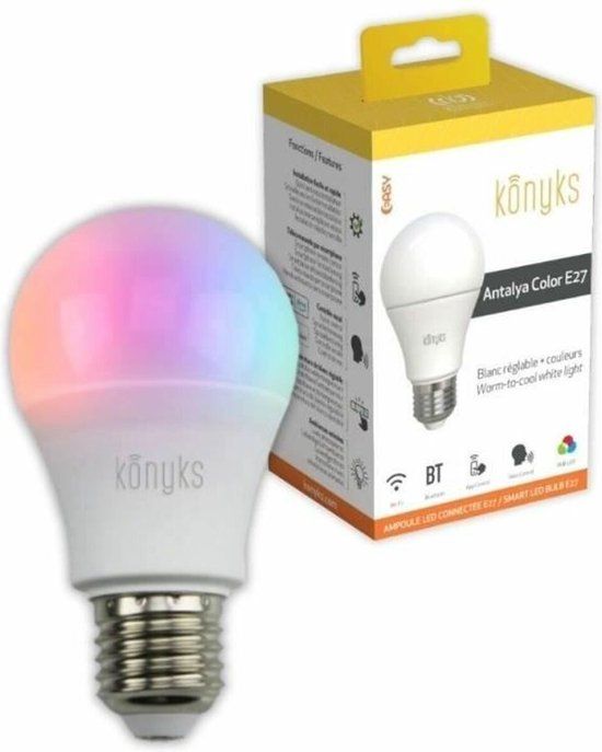 KONYKS LED-lamp 11W Smart WiFi en Bluetooth Antalya, Wit