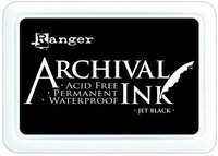 Ranger Archival Permanent Ink Pad - Jet Black - Zwart