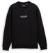 Tom Tailor Mannen Trui Sweater Met Print 1045579xx12 - Zwart - Maat M