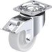 Blickle 604165 LK-PO 100KA-1-FI Roulette pivotante avec blocage Diamètre de la roue: 100 mm Capacité de charge (max.): 280 kg 1 pc(s)