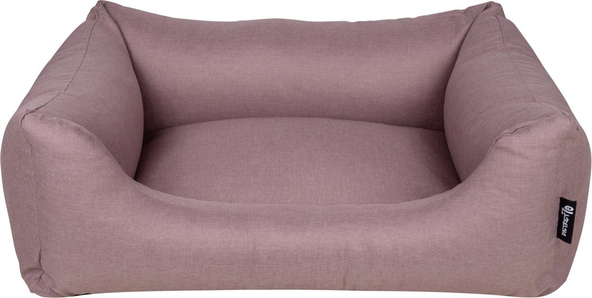 District 70 Classic Comfortabele Hondenmand - Oud Roze - Medium 80 x 60 cm roze