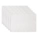Basic DII Basic Everyday geribbelde placemats, 100% katoen, 33 x 48 cm, wit, 6 stuks
