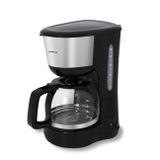 Inventum KZ612 Filter Coffee Maker - 1.25L - 10 Cups - Black/Stainless Steel
