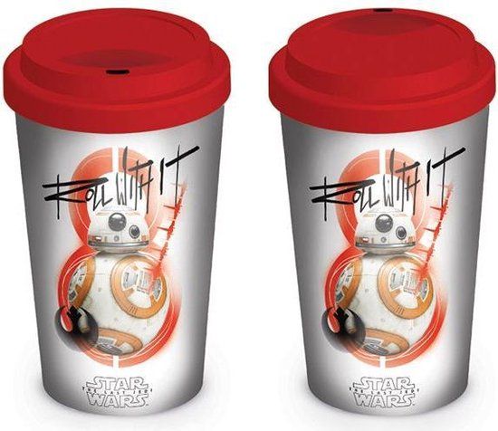 Star Wars The Last Jedi BB-8 Roll With It - Travel Mug