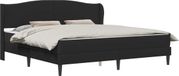 vidaXL Bedframe met hoofdeinde Zwart 180 x 200 cm Kunstleer