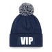 Bellatio Decorations VIP muts/beanie met pompon - onesize - navy