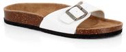 Kimberfeel Sandales Natta Blanc Cuir Sandales Plates Taille 37