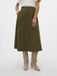 VERO MODA Rok 'VILJA' groen / olijfgroen / donkergroen