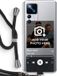 Case Company Xiaomi 12T Pro Hoesje met Koord - Music Player - Zwart Koord - Back Cover
