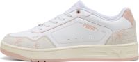 Puma Court Classy Damenschuhe Sneaker sportlicher Schnürer Weiß Freizeit