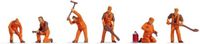 NOCH 38012 N Spoorwerkers figuren Geverfd, Staand