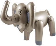 Henbrandt Opblaasbare olifant - Grijs - PVC - 65 cm