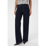 Kaffe regular fit jeans - donkerblauw