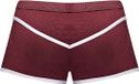 Male Power Mini Short - L burgundy Large