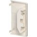 OBO Bettermann Eindstuk 70x130mm polyvinylchloride crème blanc RAL 9001