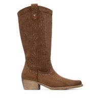 REFRESH Botte femme Camel - Chaussures confortables et polyvalentes - Mode décontractée - Modèle 17529202 (Taille 37)