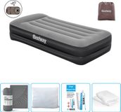 Bestway luchtbed - 1-Persoons - 97 x 191 x 46 cm - Grijs - Inclusief pomp