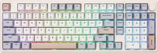 EPOMAKER Galaxy 100 - Gris - Clavier Mécanique Sans fil - RGB - 100% - QWERTY - Clavier de jeu - Feker Marble White Switch