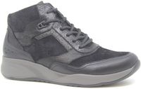 Durea 9778 - Wijdte G - Zwart - Leer/Suède - Veterboots - Dames - Maat 40.5