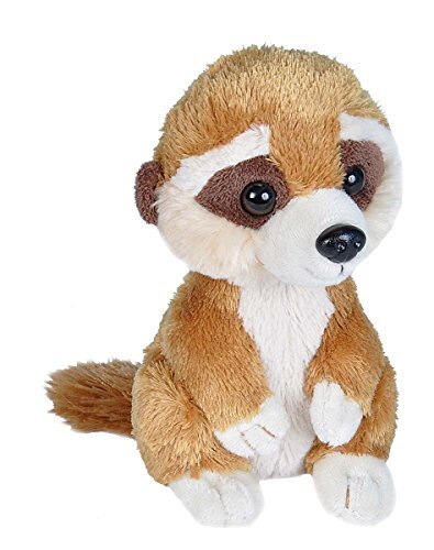 Wild Republic Hug'ems Soft Toy, Cadeaus voor kinderen, Meerkat Knuffel 18cm