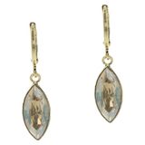 Otazu Gold Plated Earrings with Swarovski Crystals Blossom