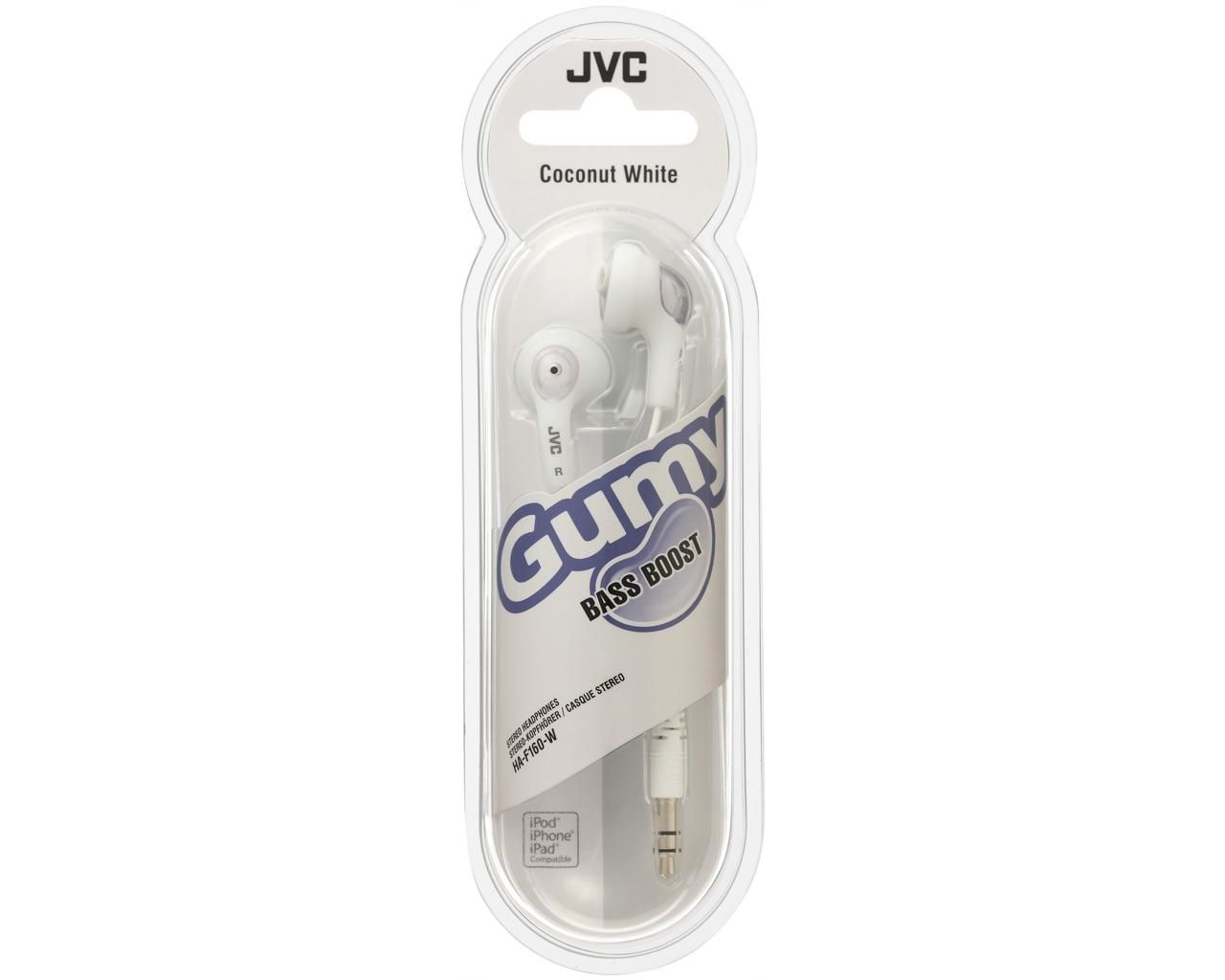 JVC HA-F160-W-E In-ear Headphones - White