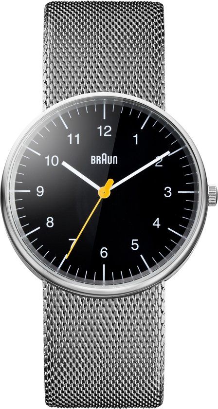 Braun Classic BN0021BKSLMHG Heren Quartz Horloge