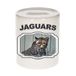 Bellatio Decorations Dieren liefhebber jaguar spaarpot 9 cm jongens en meisjes - keramiek - Cadeau spaarpotten jaguars liefhebber