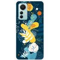 Xiaomi Mi 12 Lite Sea flowers bedrukt siliconen hoesje