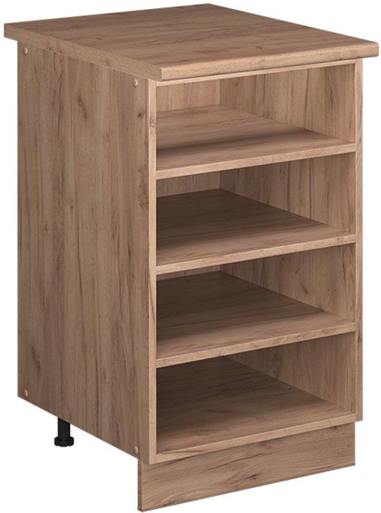 Vicco Keukenrek Fame-Line, Goudkleurig Eiken, 50 cm
