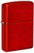 Zippo Stormaansteker, metallic rood, basismodel, navulbaar, herbruikbaar, windbestendig design, cadeaudoos, gemaakt in de VS
