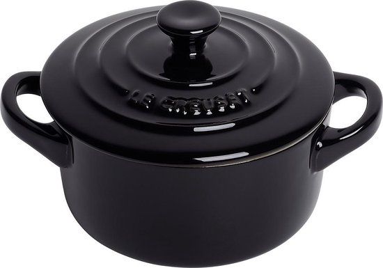 Le Creuset Mini Braadpan - Signature - Ebbenzwart - ø 10 cm