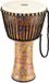 Meinl Percussion PADJ1-XL-F African Djembe met kunststofvel, Travel Series, Rope Tuned, 35,56 cm (14 inch) diameter (Extra Large) Goat Head. Kenyan Quilt