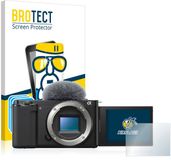 BROTECT Screenprotector 3 Stuks voor Sony Alpha ZV-E10 Beschermglas Transparant