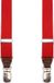 Suitable Bretel Rood - Stevige Clips - Heren / Unisex - Luxe cadeauverpakking - Volwassenen